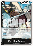 Mr.1(Daz.Bonez) OP14-090 V1 - Character Nero Rare - Near Mint - The Azure Sea's Seven - Carta One Piece Card Game