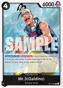 Mr.3(Galdino) OP14-092 - Character Nero Rare - Near Mint - The Azure Sea's Seven - Carta One Piece Card Game