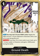 Ground Death OP14-096 V1 - Event Nero Rare - Near Mint - The Azure Sea's Seven - Carta One Piece Card Game