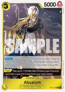 Absalom OP14-100 - Character Giallo Rare - Near Mint - The Azure Sea's Seven - Carta One Piece Card Game