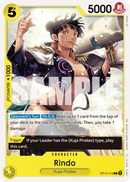 Rindo OP14-115 - Character Giallo Common - Near Mint - The Azure Sea's Seven - Carta One Piece Card Game