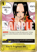 You'll Frighten Me... OP14-118 V1 - Event Giallo Rare - Near Mint - The Azure Sea's Seven - Carta One Piece Card Game