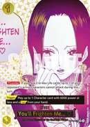 You'll Frighten Me... OP14-118 V2 - Event Giallo Alternate Art - Near Mint - The Azure Sea's Seven - Carta One Piece Card Game