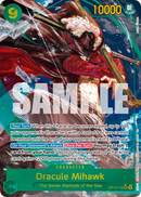 Dracule Mihawk OP14-119 V2 - Character Verde Alternate Art - Near Mint - The Azure Sea's Seven - Carta One Piece Card Game