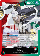Krieg OP15-001 V1 - Leader Rosso/Verde - Near Mint - Adventure On Kami's Island - Carta One Piece Card Game