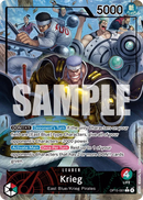 Krieg OP15-001 V2 - Leader Rosso/Verde Alternate Art - Near Mint - Adventure On Kami's Island - Carta One Piece Card Game