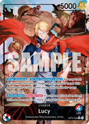 Lucy OP15-002 V2 - Leader Rosso/Blu Alternate Art - Near Mint - Adventure On Kami's Island - Carta One Piece Card Game