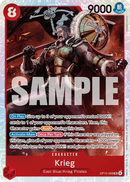 Krieg OP15-008 V1 - Character Rosso Super Rare - Near Mint - Adventure On Kami's Island - Carta One Piece Card Game