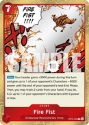 Fire Fist OP15-020 - Event Rosso Rare - Near Mint - Adventure On Kami's Island - Carta One Piece Card Game