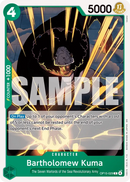Bartholomew Kuma OP15-029 - Character Verde Common - Near Mint - Adventure On Kami's Island - Carta One Piece Card Game