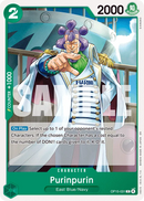Purinpurin OP15-031 - Character Verde Common - Near Mint - Adventure On Kami's Island - Carta One Piece Card Game