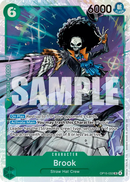 Brook OP15-032 V1 - Character Verde Super Rare - Near Mint - Adventure On Kami's Island - Carta One Piece Card Game