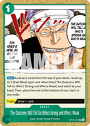 The Outcome Will Tell Us Who's Strong and Who's Weak OP15-037 - Event Verde Uncommon - Near Mint - Adventure On Kami's Island - Carta One Piece Card Game