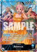 Rebecca OP15-039 V2 - Leader Blu Alternate Art - Near Mint - Adventure On Kami's Island - Carta One Piece Card Game
