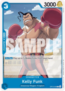 Kelly Funk OP15-043 - Character Blu Common - Near Mint - Adventure On Kami's Island - Carta One Piece Card Game