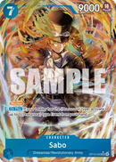 Sabo OP15-046 V2 - Character Blu Alternate Art - Near Mint - Adventure On Kami's Island - Carta One Piece Card Game