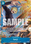 Sanji OP15-047 V2 - Character Blu Alternate Art - Near Mint - Adventure On Kami's Island - Carta One Piece Card Game