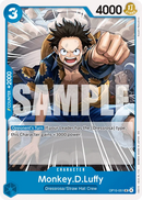 Monkey.D.Luffy OP15-051 - Character Blu Uncommon - Near Mint - Adventure On Kami's Island - Carta One Piece Card Game