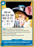 And No One Else Can Have It! It's Our Memento of Him OP15-054 - Event Blu Common - Near Mint - Adventure On Kami's Island - Carta One Piece Card Game