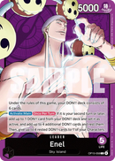Enel OP15-058 V1 - Leader Viola - Near Mint - Adventure On Kami's Island - Carta One Piece Card Game