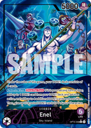 Enel OP15-058 V2 - Leader Viola Alternate Art - Near Mint - Adventure On Kami's Island - Carta One Piece Card Game