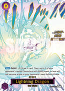 Lightning Dragon OP15-077 V2 - Event Viola Alternate Art - Near Mint - Adventure On Kami's Island - Carta One Piece Card Game