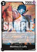 Monkey.D.Luffy OP15-092 V1 - Character Nero Rare - Near Mint - Adventure On Kami's Island - Carta One Piece Card Game