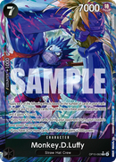 Monkey.D.Luffy OP15-092 V2 - Character Nero Alternate Art - Near Mint - Adventure On Kami's Island - Carta One Piece Card Game