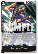 Roronoa Zoro OP15-094 - Character Nero Uncommon - Near Mint - Adventure On Kami's Island - Carta One Piece Card Game