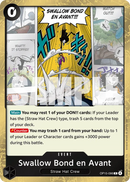 Swallow Bond en Avant OP15-096 - Event Nero Rare - Near Mint - Adventure On Kami's Island - Carta One Piece Card Game