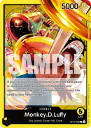Monkey.D.Luffy OP15-098 V1 - Leader Giallo - Near Mint - Adventure On Kami's Island - Carta One Piece Card Game