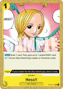 Heso!! OP15-117 - Event Giallo Uncommon - Near Mint - Adventure On Kami's Island - Carta One Piece Card Game