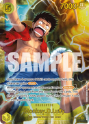 Monkey.D.Luffy OP15-119 V1 - Character Giallo Secret Rare - Near Mint - Adventure On Kami's Island - Carta One Piece Card Game