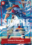 Edward.Newgate OP16-003 V2 - Alternate Art - ENG - Near Mint - The Time of Battle - Carta One Piece Card Game