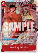 Monkey.D.Luffy OP16-015 V1 - Super Rare - ENG - Near Mint - The Time of Battle - Carta One Piece Card Game