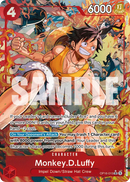 Monkey.D.Luffy OP16-015 V2 - Alternate Art - ENG - Near Mint - The Time of Battle - Carta One Piece Card Game
