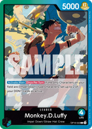 Monkey.D.Luffy OP16-022 V1 - Leader - ENG - Near Mint - The Time of Battle - Carta One Piece Card Game