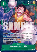 Monkey.D.Luffy OP16-034 V2 - Alternate Art - ENG - Near Mint - The Time of Battle - Carta One Piece Card Game