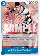 Mr.2.Bon.Kurei(Bentham) OP16-055 V1 - Rare - ENG - Near Mint - The Time of Battle - Carta One Piece Card Game