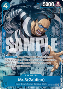 Mr.3(Galdino) OP16-056 V2 - Alternate Art - ENG - Near Mint - The Time of Battle - Carta One Piece Card Game