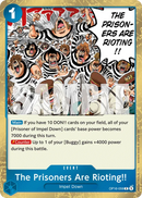 The Prisoners Are Rioting!! OP16-058 - Rare - ENG - Near Mint - The Time of Battle - Carta One Piece Card Game
