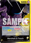 Marshall.D.Teach OP16-080 V1 - Leader - ENG - Near Mint - The Time of Battle - Carta One Piece Card Game