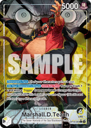 Marshall.D.Teach OP16-080 V2 - Alternate Art - ENG - Near Mint - The Time of Battle - Carta One Piece Card Game