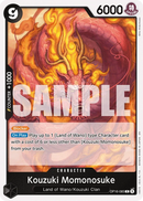 Kouzuki Momonosuke OP16-085 V1 - Rare - ENG - Near Mint - The Time of Battle - Carta One Piece Card Game