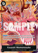 Kouzuki Momonosuke OP16-085 V2 - Alternate Art - ENG - Near Mint - The Time of Battle - Carta One Piece Card Game