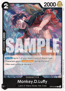 Monkey.D.Luffy OP16-095 - Rare - ENG - Near Mint - The Time of Battle - Carta One Piece Card Game