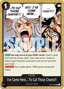 I've Come Here... To Cut Those Chains!!! OP16-099 - Uncommon - ENG - Near Mint - The Time of Battle - Carta One Piece Card Game