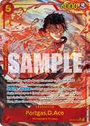 Portgas.D.Ace OP16-118 V2 - Alternate Art - ENG - Near Mint - The Time of Battle - Carta One Piece Card Game