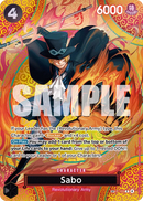 Sabo P-105 - Character Nero Special Rare - Near Mint - Adventure On Kami's Island - Carta One Piece Card Game