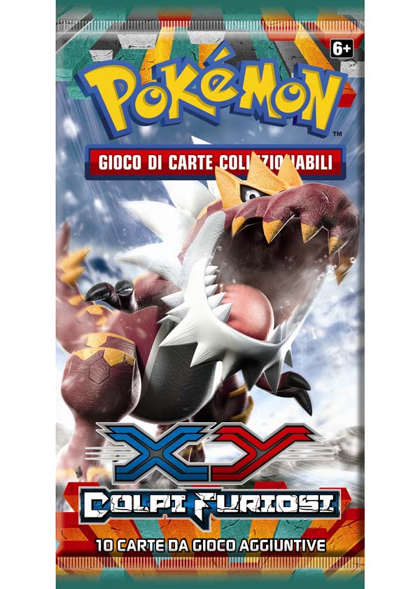 Bustina XY - Colpi Furiosi - Imperfezioni Estetiche - ITA - Artwork Casuale - 10 Carte POKEMON
